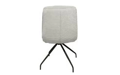 Candy Stuhl Biloxi, Hellgrau, Inkl. 360° Drehbarem Gestell -Boutique-Restaurantmöbelgeschäft 971006