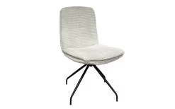 Candy Stuhl Biloxi, Hellgrau, Inkl. 360° Drehbarem Gestell