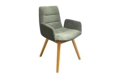 Candy Armlehnenstuhl Russel, Eiche Geölt, Oliv