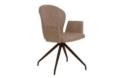 Armlehnstuhl Carasco, Hellbraun