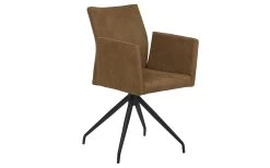 MONDO Armlehnstuhl Amati, Bernsteinfarbend, Inkl. Rückstellfunktion