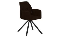 MONDO Armlehnstuhl Moka, Carbonschwarz, Inkl. Motionfunktion