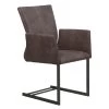 MONDO Armlehnstuhl Moka, Mikrofaser Braun