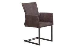 MONDO Armlehnstuhl Moka, Mikrofaser Braun