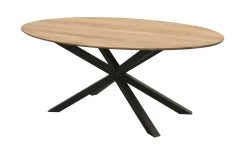 Esstisch Tarvos, Eiche Massiv, Oval