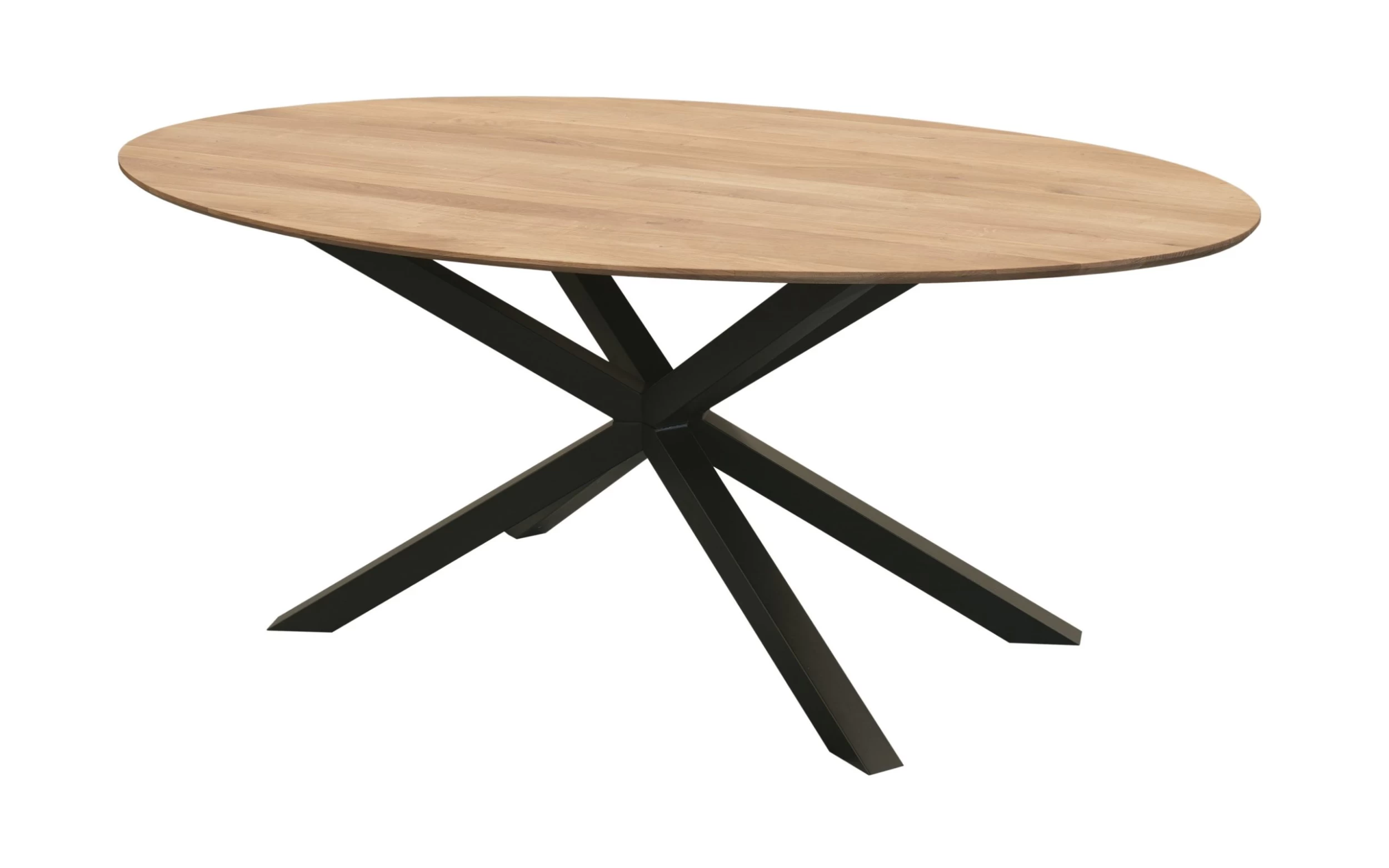 Esstisch Tarvos, Eiche Massiv, Oval 1 Esstisch Tarvos, Eiche Massiv, Oval