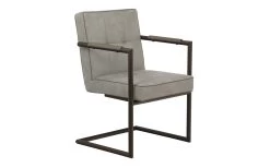 Armlehnstuhl Carpa, Hellgrau