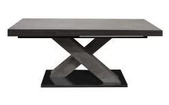 Esstisch Komfort 2.0/X, Graphit, Inkl. Ausziehfunktion