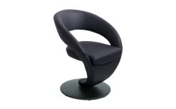 Drehsessel 6080, Bronco Leder, Nachtblau